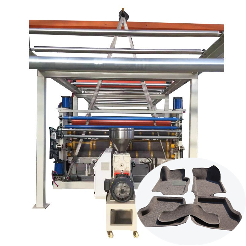 TPE thermovorm- en lamineermachine voor automatten